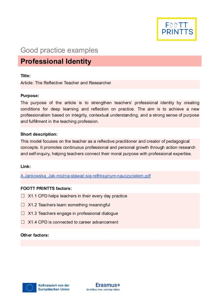 thumbnail of Article_ The Reflective Teacher and Researcher